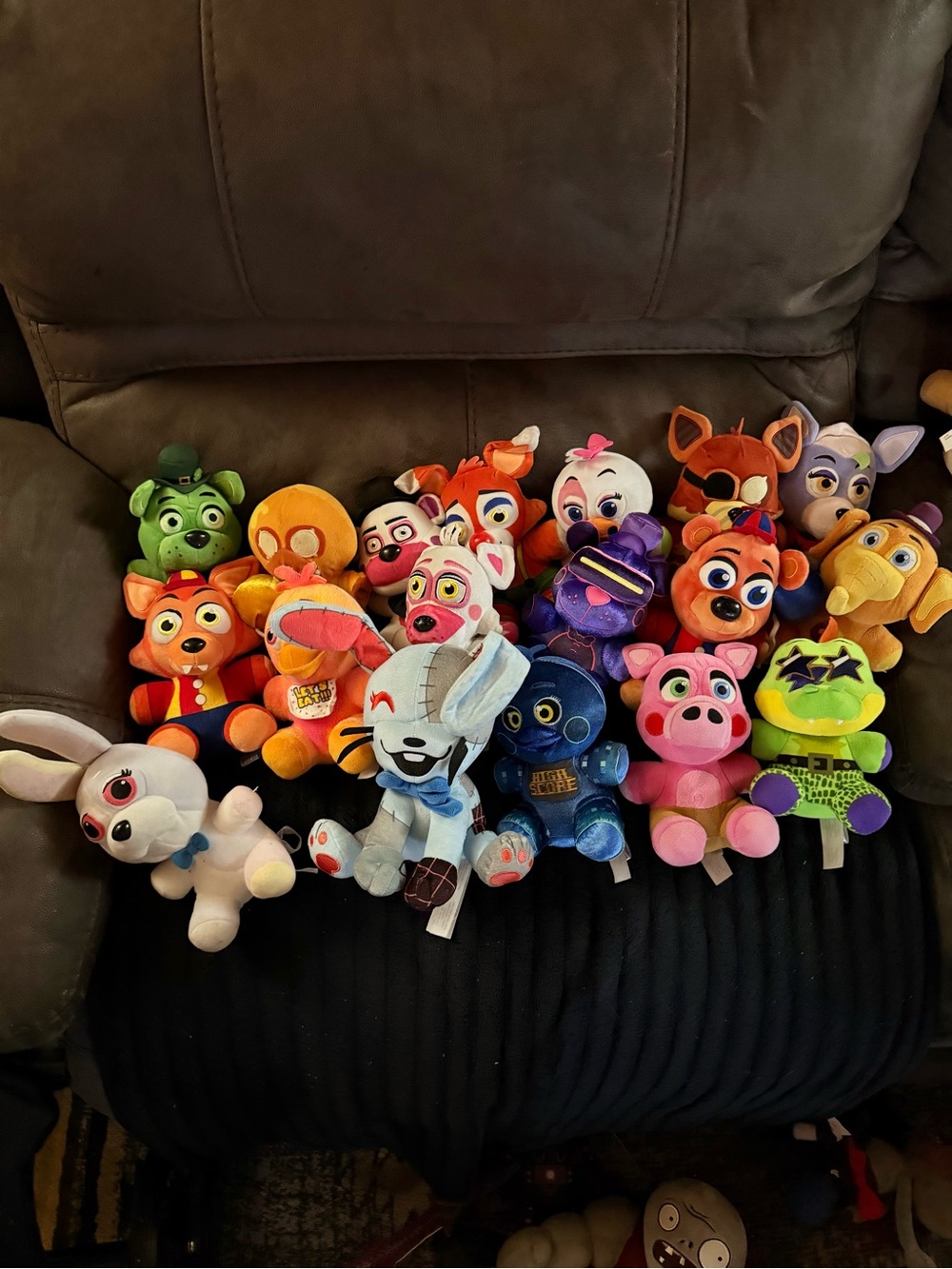 Funko Multicolor Plush Character Set - Orange Pink Purple Blue Green
